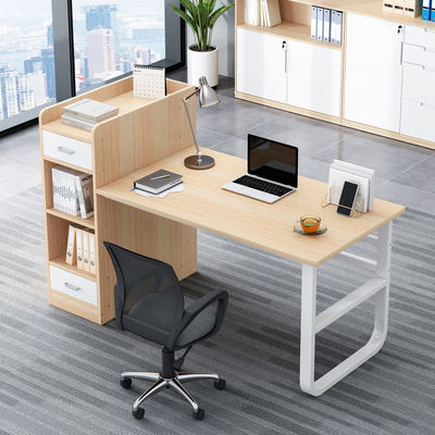 2 席 オフィス 家具 スタッフ テーブル モジュール式 作業 台 抽出し を 持つ モダン スタイル