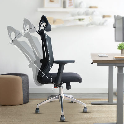 調整可能なヘッドレスト メッシュチェア 現代のオフィス家具とエルゴノミックな快適性