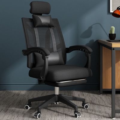 家庭用 オフィスゲームと研究用 高背筋網状オフィスチェア スワイベル リクライニングPCチェア