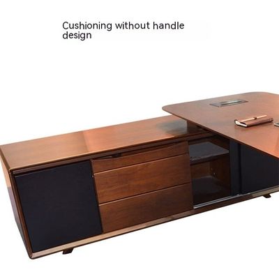 現代のデザイン オフィス家具 現代のマネージャーのL型ワークステーション