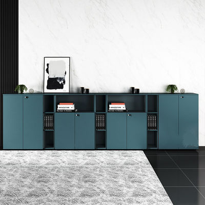 現代的で機能的なオフィス環境のための木製のカラーコードロックファイルキャビネット