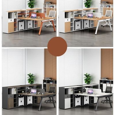 シンプル モダン スタッフ シート 作業 テーブル オフィス 6 4 4 人 オフィス デスク スタイル モダン