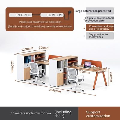 シンプル モダン スタッフ シート 作業 テーブル オフィス 6 4 4 人 オフィス デスク スタイル モダン