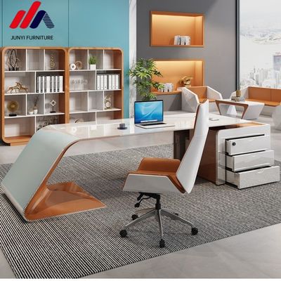 ISO9001/ISO14001 認定 MDF 焼物 漆器 作業テーブル 管理者 引き出し付き デスク