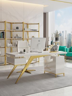 商用家具 モダンデザイン ライト 贅沢 ボス デスク