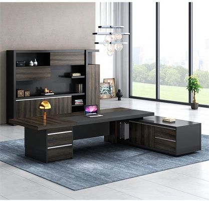 学校 MDF 高級 エグゼクティブ オフィス デスク セット 商用 家具 CEO オフィス テーブル