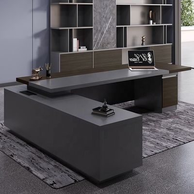 学校 MDF 高級 エグゼクティブ オフィス デスク セット 商用 家具 CEO オフィス テーブル