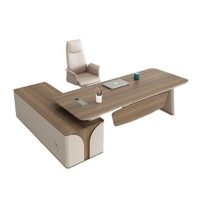 メラミンの表面 オーダーメイドサイズ 家具 L形 モダンコンピュータ デスク
