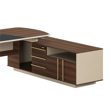 ボス L 形 贅沢 オフィス 家具 セット テクノロジー モダン ホーム 行政 オフィス