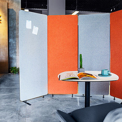 オフィス ショールーム や カフェ の 装飾 用 の 現代の スタイリッシュ な 音 吸収 型 折りたたむ スクリーン