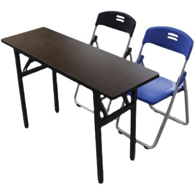 木造様式 PANEL 折りたたむ式 デスクと椅子 オフィス家具 現代の会議テーブル