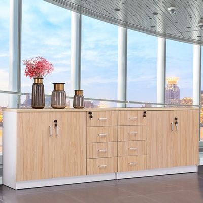 郵便包装 N オフィスパーティション 鍵と引き出しの保管用木製ファイルキャビネット