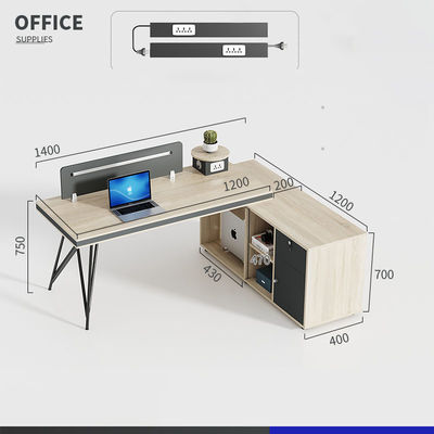 商用家具 モジュール式オープンワークステーション 移動式書棚付きオフィス家具