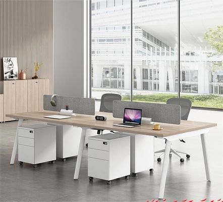 オフィス 家具 組み合わせ シンプル モダン 4 6 人工 シート テーブル スクリーンカード シート