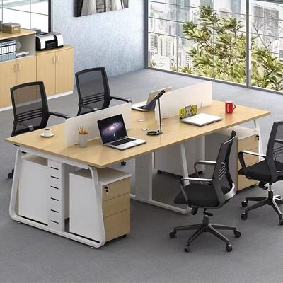 現代 シンプル 4-6 人 社員 ポジション 組合せ デスク 企業 オフィス パーソナライズ