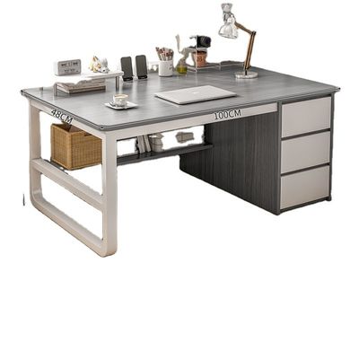 シンプル モダン オフィス 家具 鉄 木 寝室 職場 デスク