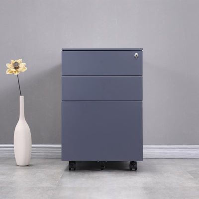 オフィス家具 引換式引き出しと動く構造のシンプル金属キャビネット