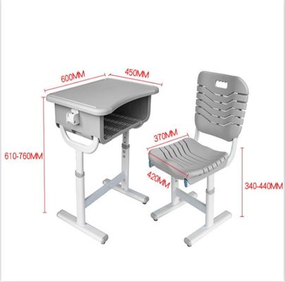 子供/子供 プラスチック用書桌と椅子セット 学校学習用 ISO9001 ISO14001 認定