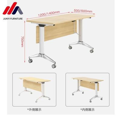 折りたたむスタジオワークステーションのオフィス家具のためのモダンデザインスタイルモバイルデスク