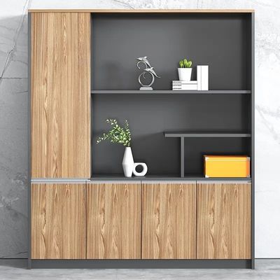 オフィス家具 固木製ファイルキャビネット MFC 木材 スタイリッシュで機能的